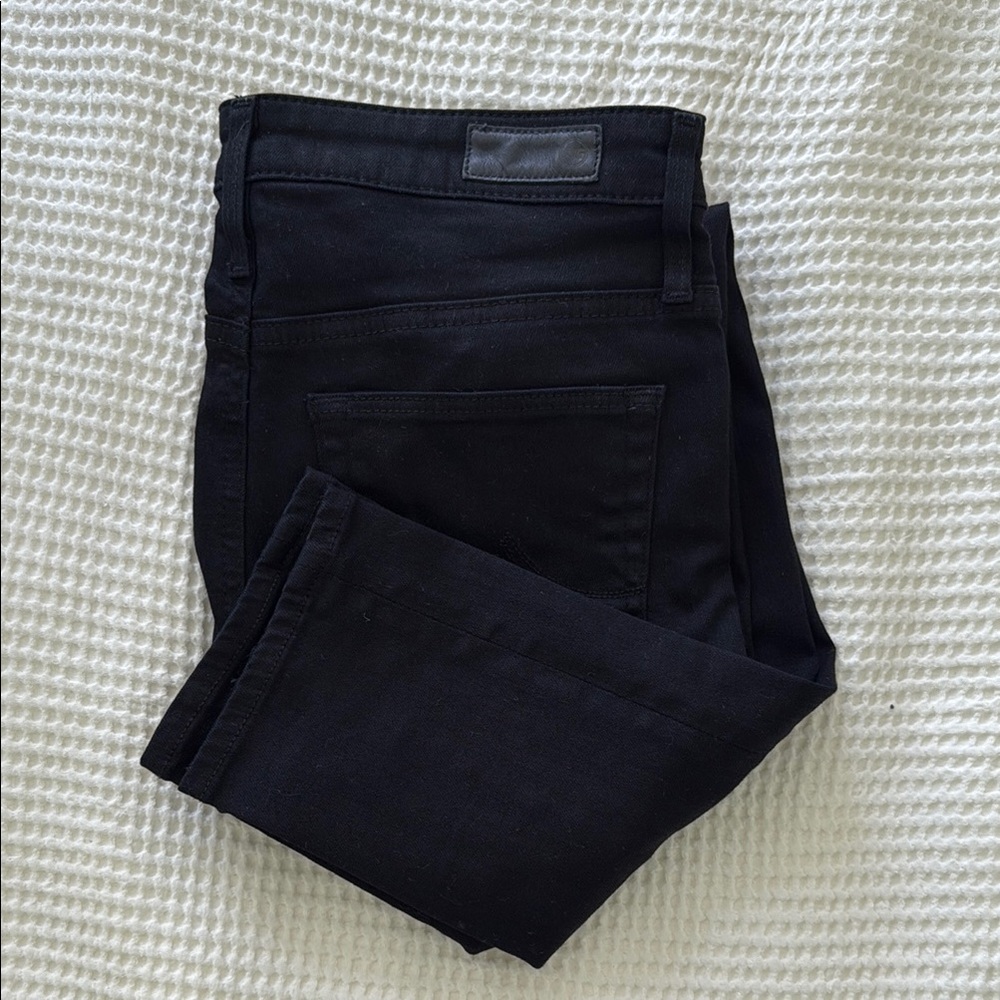 Classic High Rise Skinny Black Jeans